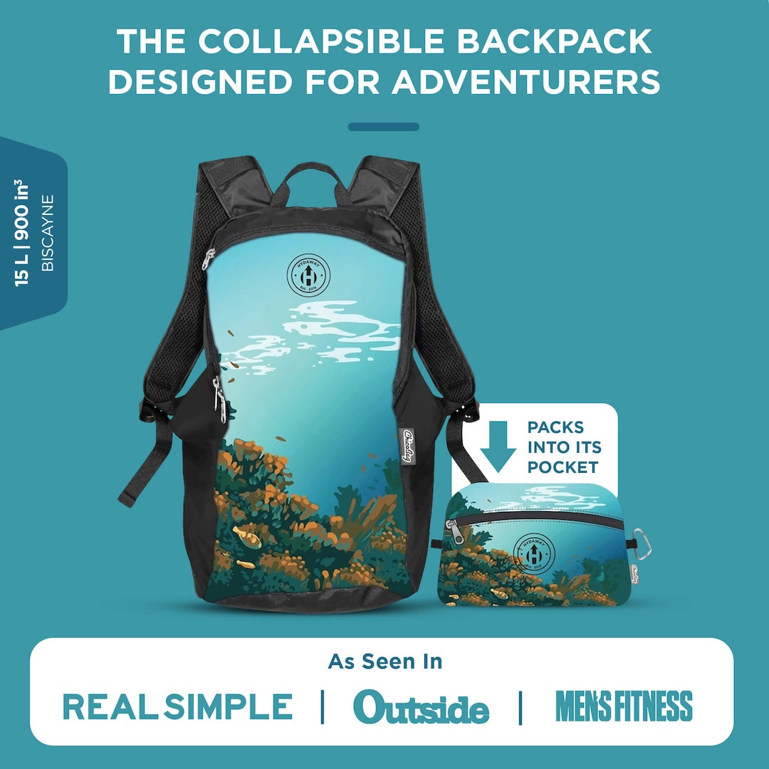 Foldable Travel Backpack - Lightweight & Water-Resistant Collapsible Daypack for Hiking, Camping, Gym & Daily Commute | Compact Packable Backpack for Men & Women