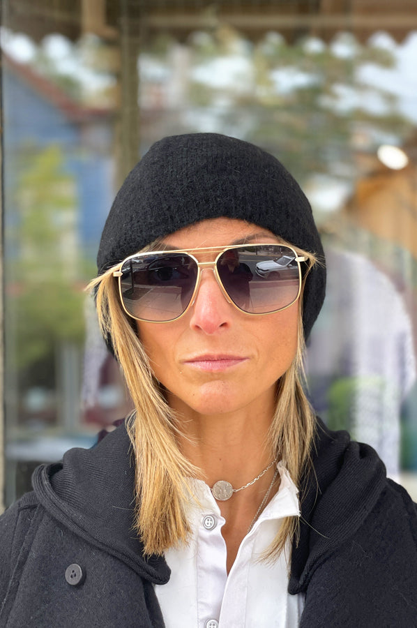 Black Beanie Hat for Men & Women - Soft Warm Winter Skull Cap - Perfect for Outdoor Activities, Running, Hiking, and Cold Weather