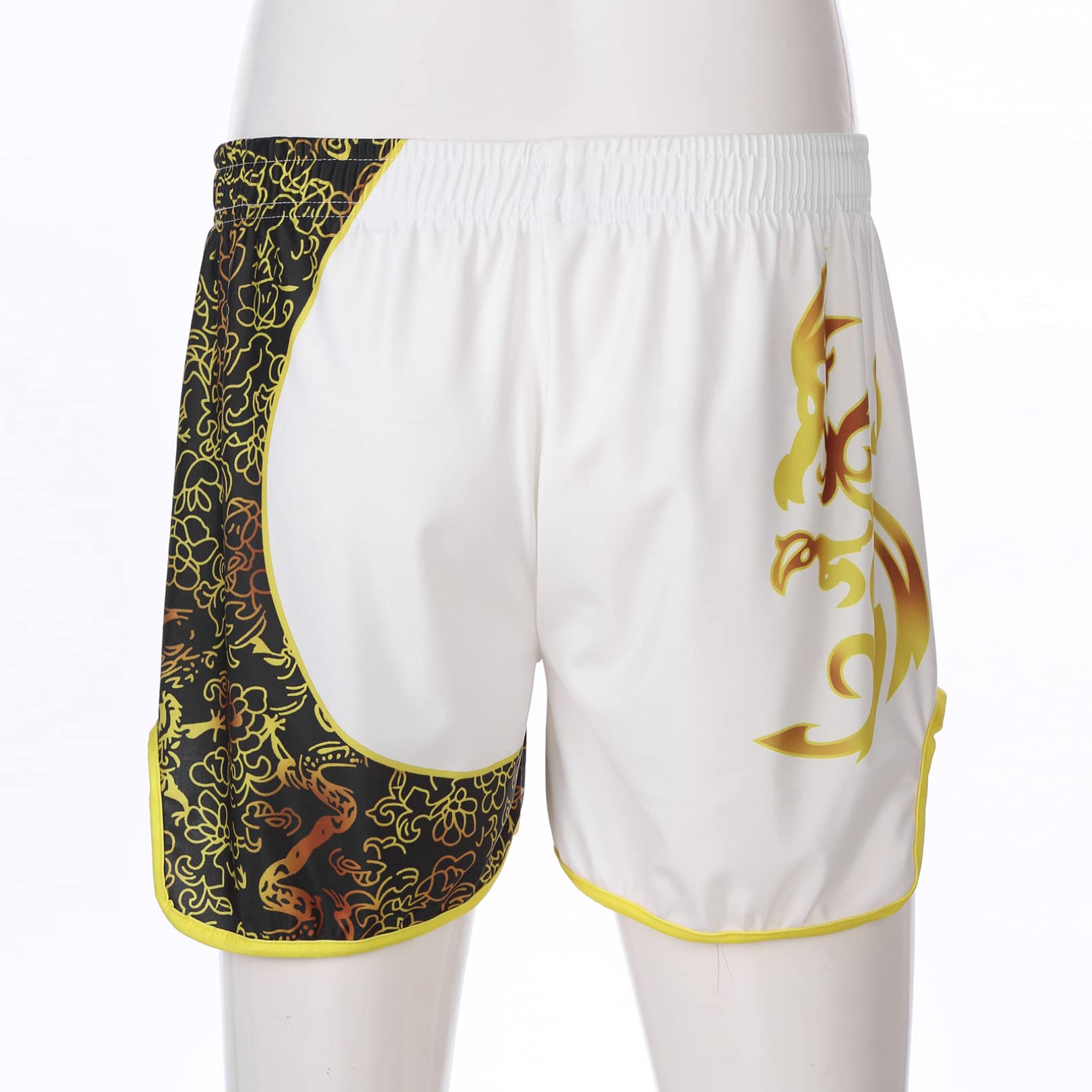 Men's Muay Thai Shorts - Professional Fight & Training Kickboxing Shorts for MMA, Cage Fighting & Martial Arts | Ideal for Boxing, Sparring & Gym Workouts