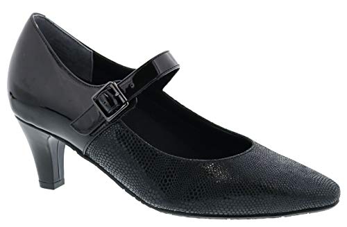 Black/Lizard/Leather