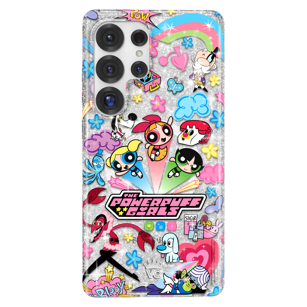 The Powerpuff Girls Girl Power Samsung Phone Case - Cute Cartoon Character Protective Cover for Samsung Galaxy S21/S20/Note 20 - Perfect Gift for Kids & Fans of The Powerpuff Girls TV Show