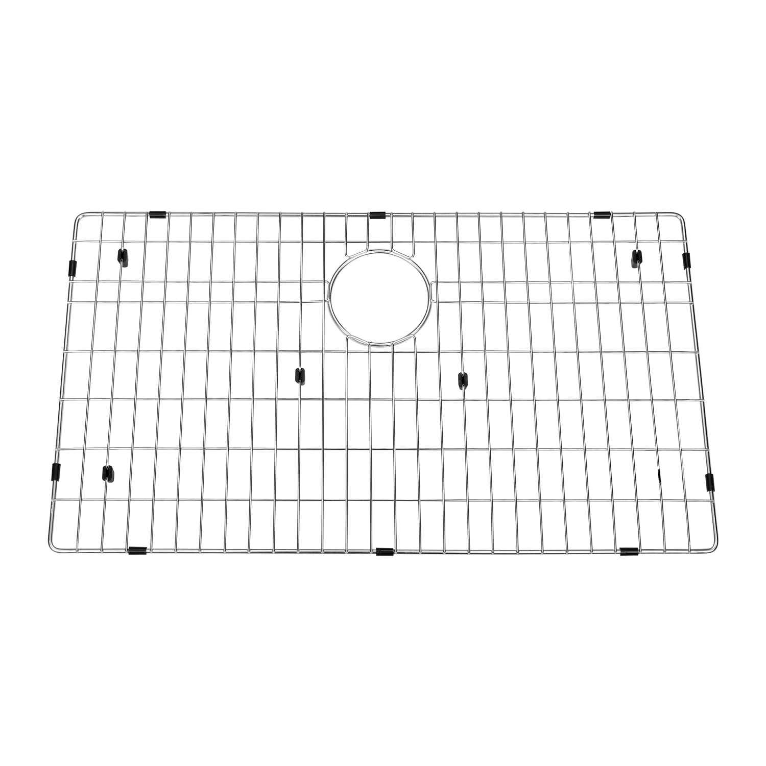 Stainless Steel DAX Grid for Kitchen Sink - 30 x 16 Inches Chrome Finish Sink Grid, Compatible with DAX SQ 3321 (GRID SQ3321) - Perfect for Dish Drying, Organizing Utensils & Protecting Sink Bottom