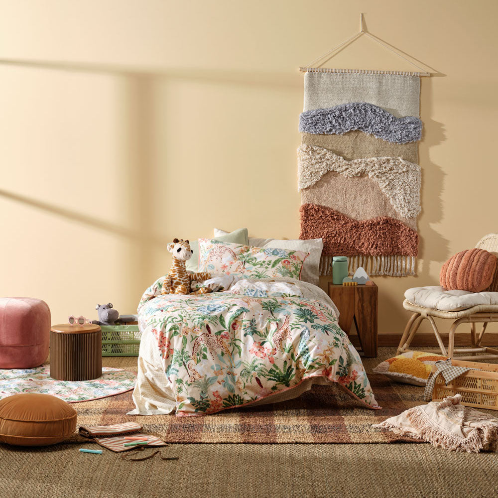 Gentle Giants Multi Quilt Cover Set - Soft Double Bed Duvet Cover with Premium Cotton - Perfect for Cozy Bedrooms & Guest Rooms