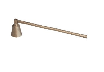 Antique Gold Candle Snuffer - Vintage Brass Candle Extinguisher for Home Decor, Wedding Centerpieces & Fireplace Accessories