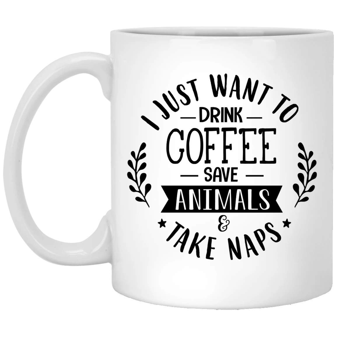 Veterinarian Coffee Mug - Funny Vet Tech Gift with 'Drink Coffee Save Animals & Take Naps' Design - Perfect for Vet Clinics, Animal Hospitals & Veterinary Professionals