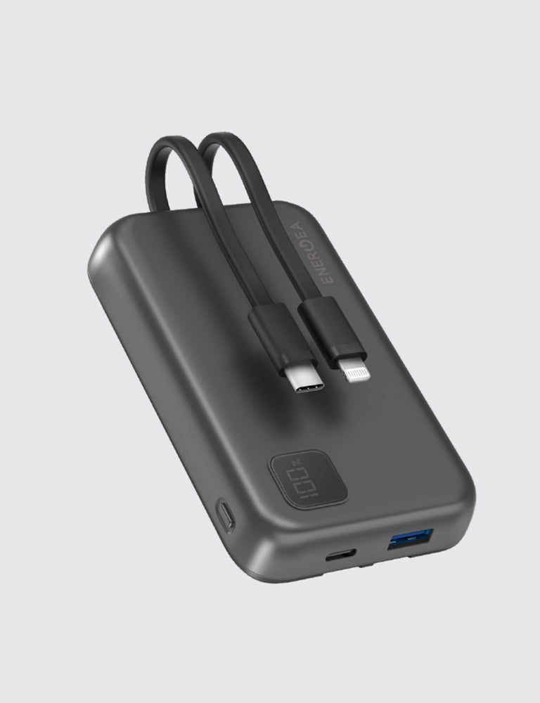Integra Duo 10,000mAh Portable Charger - High Capacity Power Bank with Dual USB Ports for iPhone, Android & More | Perfect for Travel, Camping & Emergency Charging