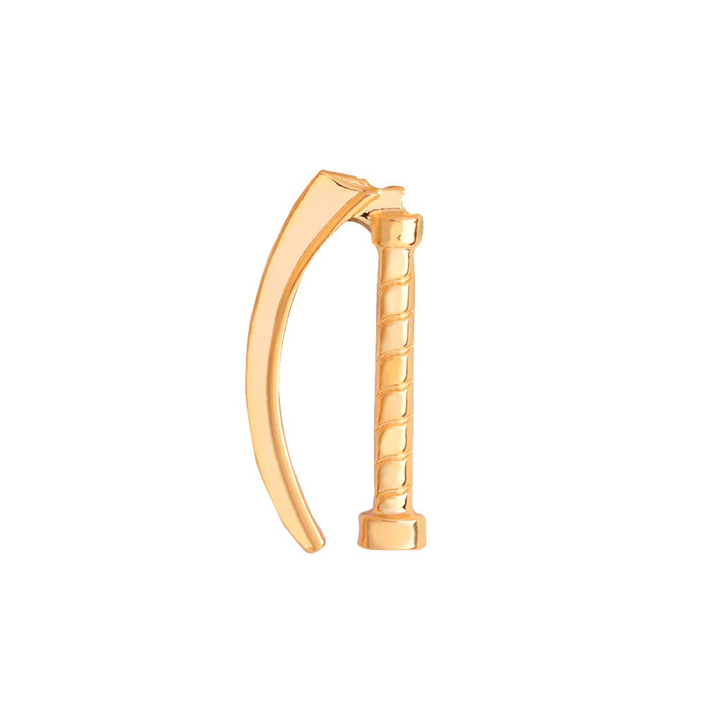 Sterling Silver & Gold Plated Laryngoscope Pin Brooch - Perfect Gift for Doctors, Nurses & Medical Graduates - Ideal for Graduation, White Coat Ceremony & Professional Badge Accessory