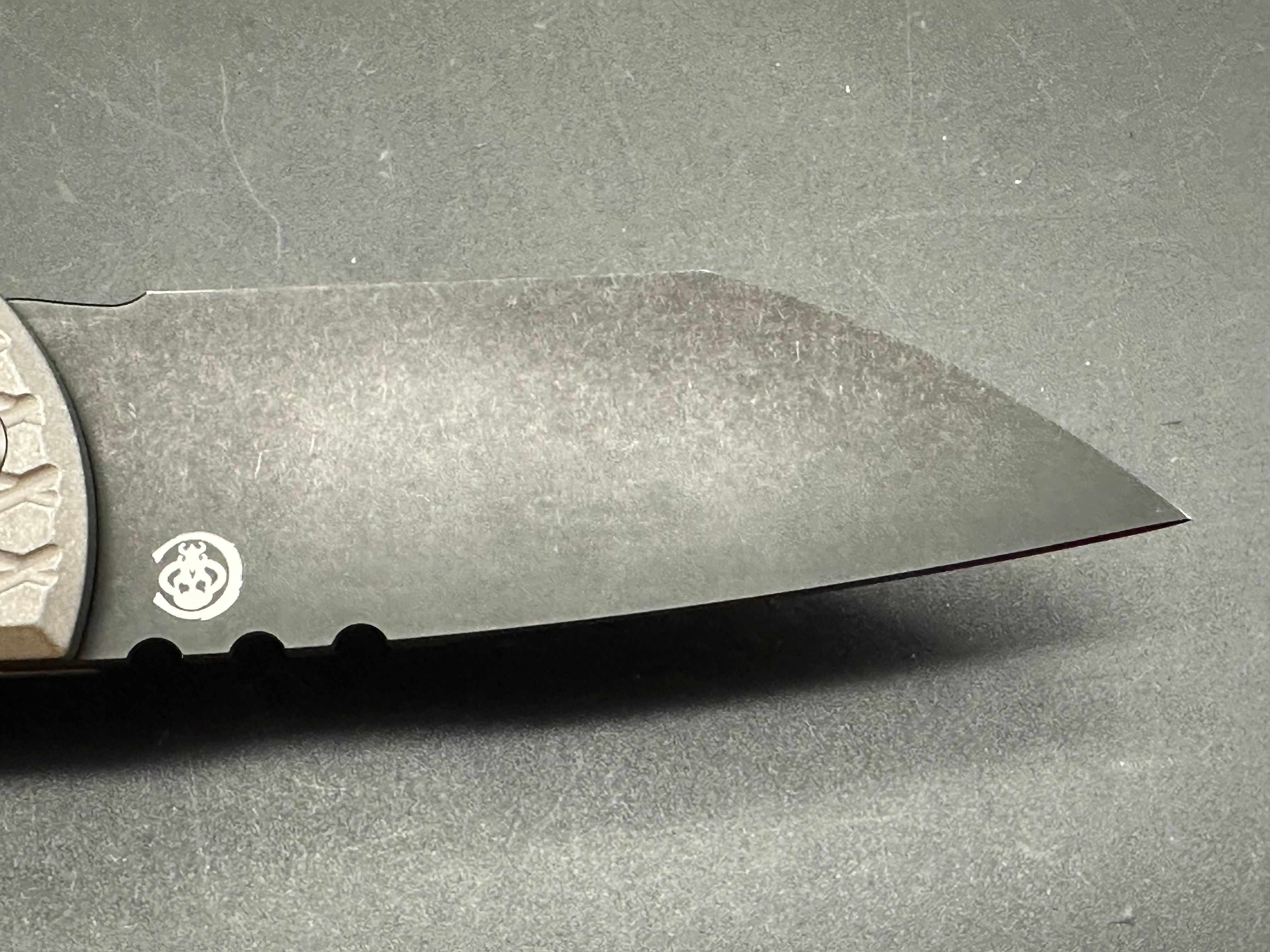 Chaves Redencion 229 Kickstop Tanto Knife - Diamond Frag Pattern, Fanatic Edge - Tactical EDC, Outdoor Survival, and Everyday Carry