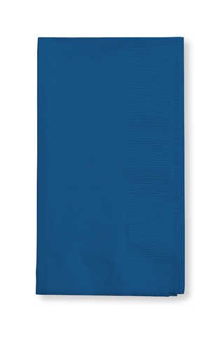 Premium Navy Blue Paper Dinner Napkins - 50 Count, Eco-Friendly Disposable Napkins for Parties, Weddings & Formal Events - Elegant Table Setting Accessories