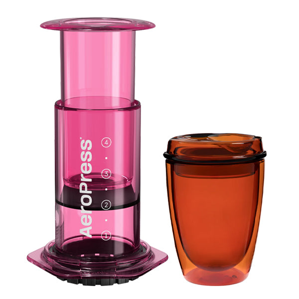Aeropress Coffee Maker with Good Cuppa Bundle – Portable Espresso & Filter Coffee Kit for Travel, Camping & Home Brewing