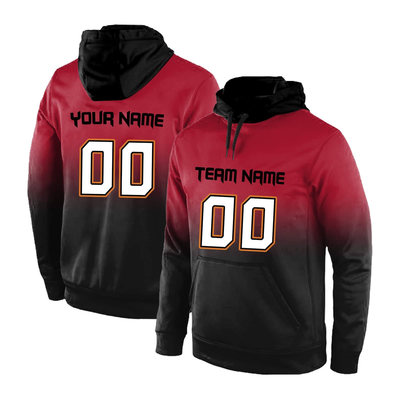 Custom Personalized Football T-Shirt with Name & Number - Team Logo Sweatshirt for Men & Women - Perfect Fan Gifts for Game Day, Sports Events & Casual Wear