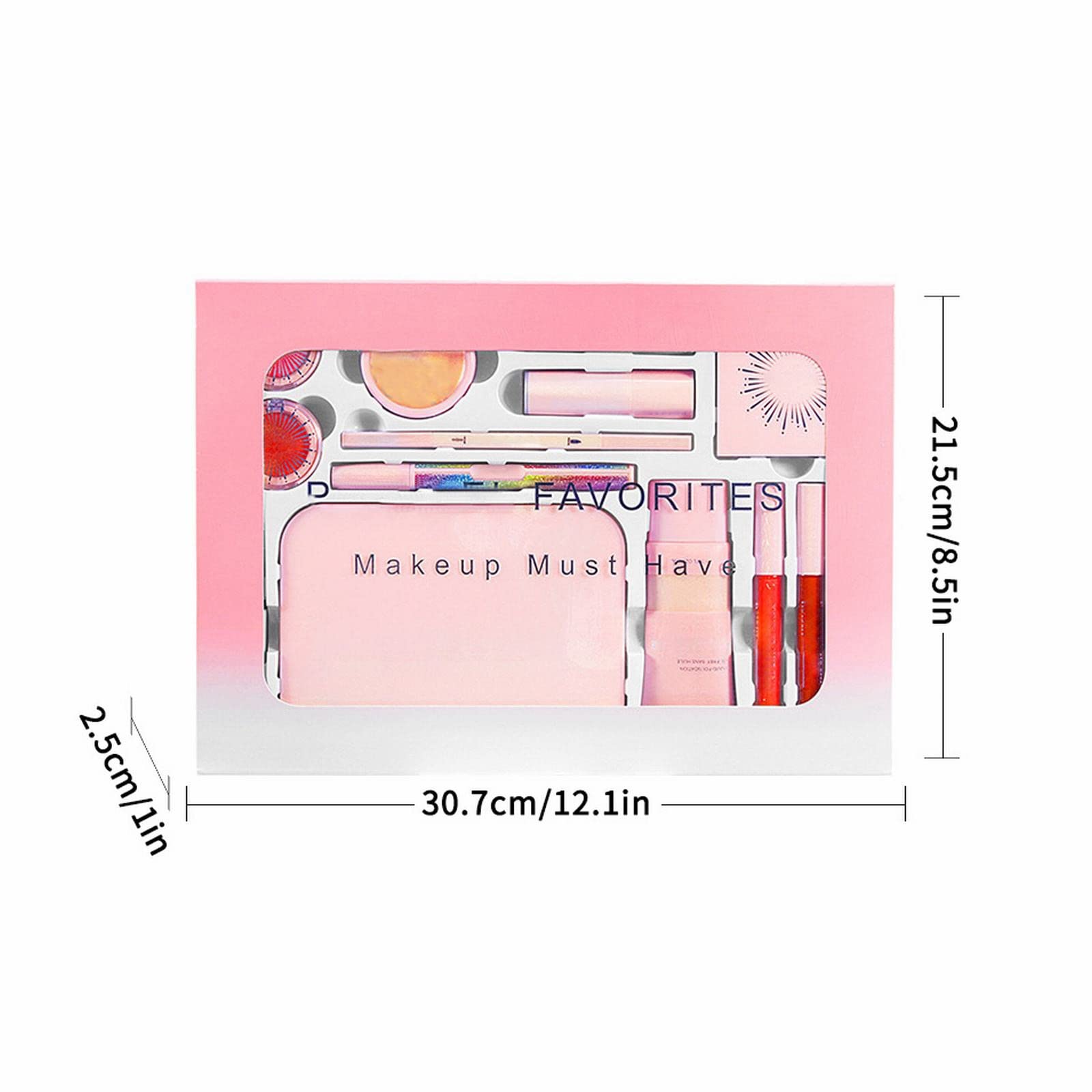 5-in-1 Lipstick Makeup Kit for Women - Complete Cosmetic Gift Set with Eyeshadow, Lip Gloss & Brushes | Perfect for Daily Use, Parties & Special Occasions