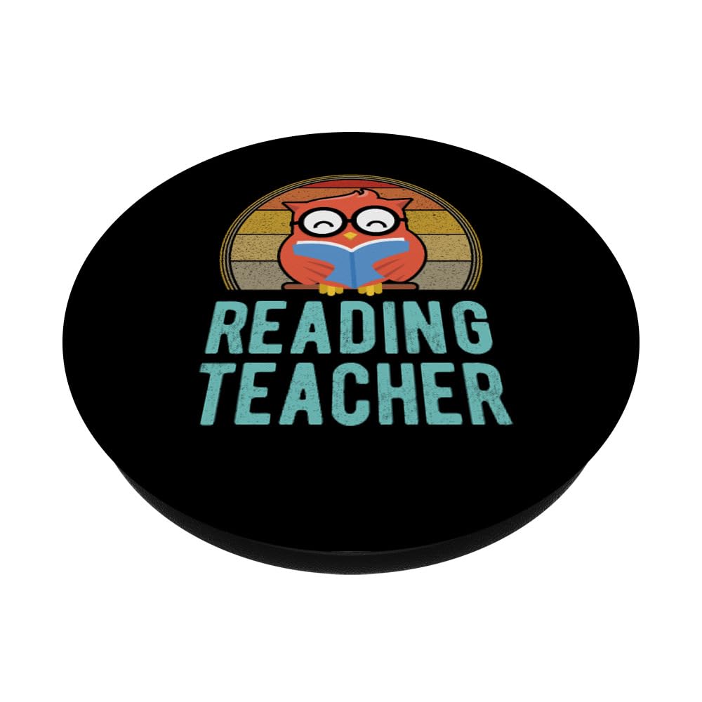 Reading Teacher PopGrip - Swappable Phone Grip for Educators & Book Lovers