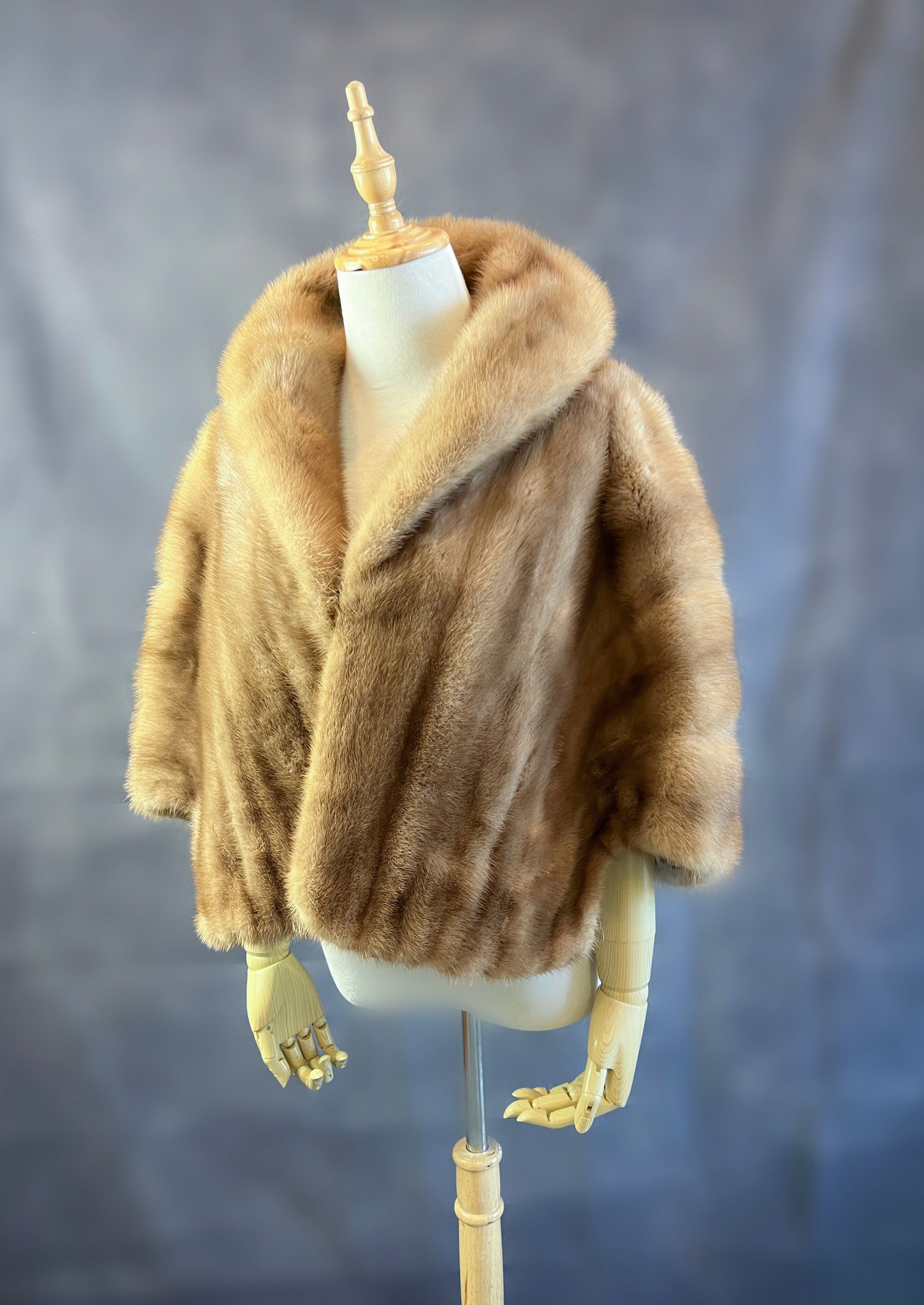 Luxury Real Mink Fur Stole Shawl - Soft & Warm Winter Wrap (Mink13) - Perfect for Evening Gowns, Weddings & Formal Events