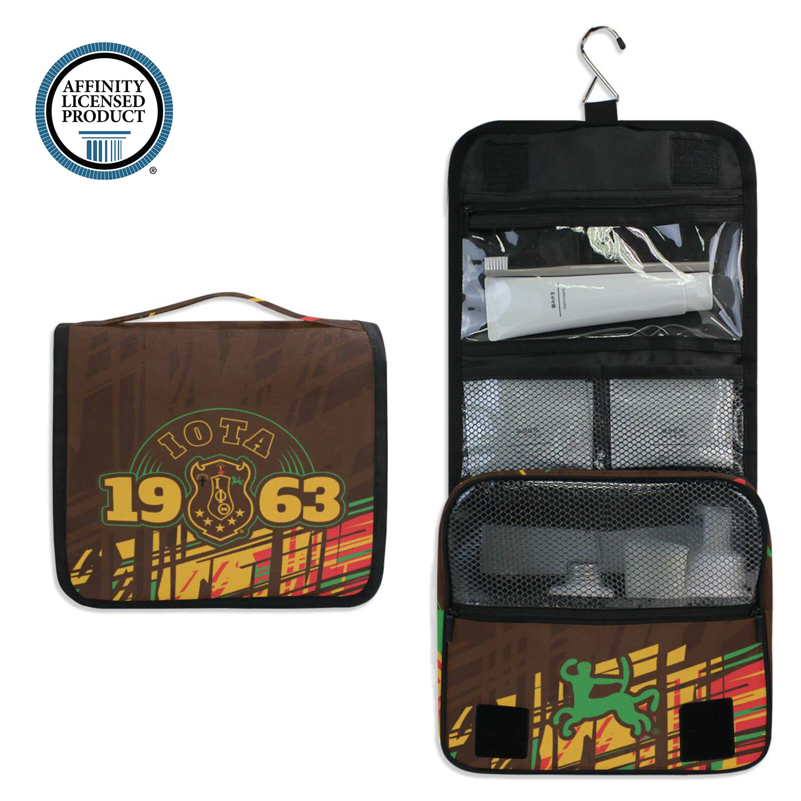 Bad Bananas Iota Phi Theta Travel Bags & Toiletry Organizers - Officially Licensed Greek Gear for College, Dorm & Fraternity Life