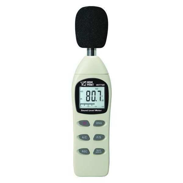 Professional Digital Sound Level Meter 30-130 dB with LCD Display - Noise Decibel Tester for Home, Workplace, Factory & Outdoor Use