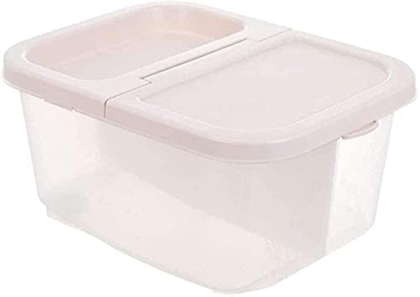 10kg Airtight Cereal Storage Container with Flip Lid - Multi-Function Rice Bucket for Kitchen & Pantry Organization | Perfect for Storing Rice, Grains, Cereals, and Dry Food