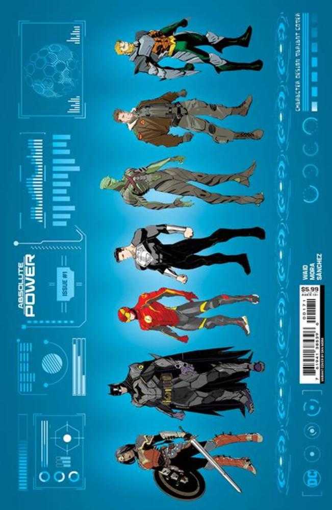 Absolute Power #1 (Of 4) - Cover G Dan Mora Variant - Premium Card Stock Edition | DC Comics Collectible for Fans & Display