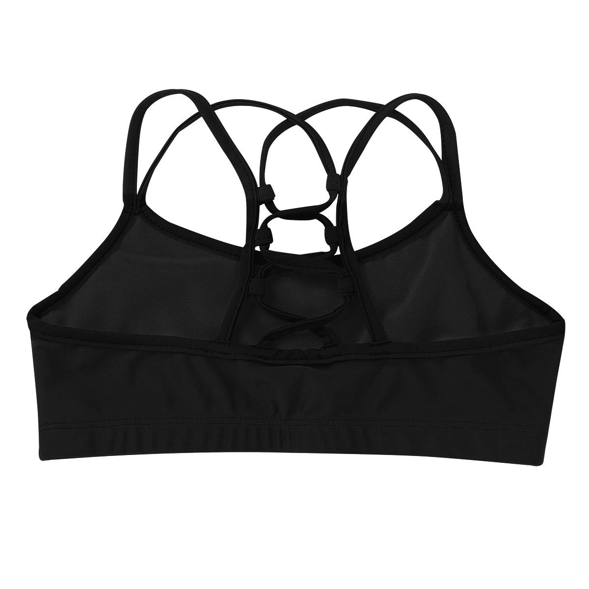 JanJean Girls' Active Dance Sports Bra - Breathable Workout Tank Top for Big Girls - Perfect for Dance Training, Yoga & Fitness (Ideal for Dance Classes & Gym Wear)