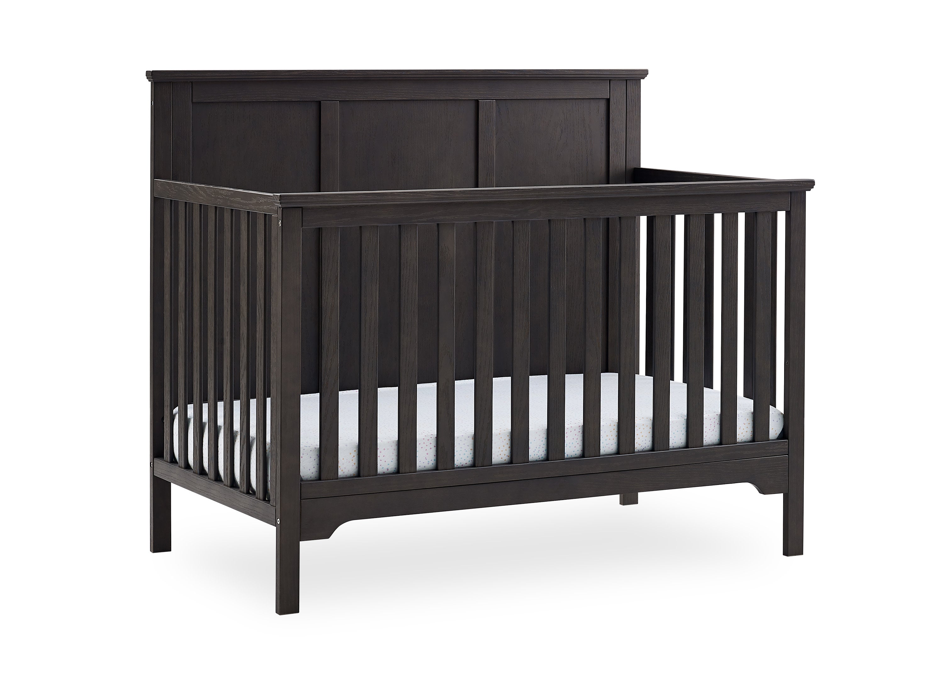 Sweet Beginnings Sage Flat Top 6-in-1 Convertible Baby Crib - Nursery Furniture for Newborn to Toddler | Perfect for Modern Nursery, Bedroom & Daycare