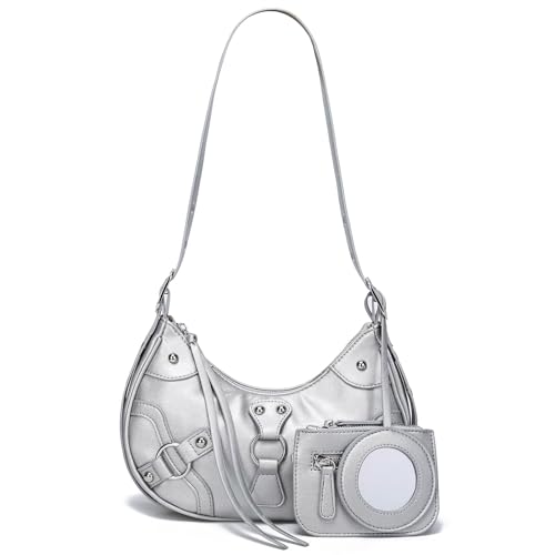 Silver With Long Strap