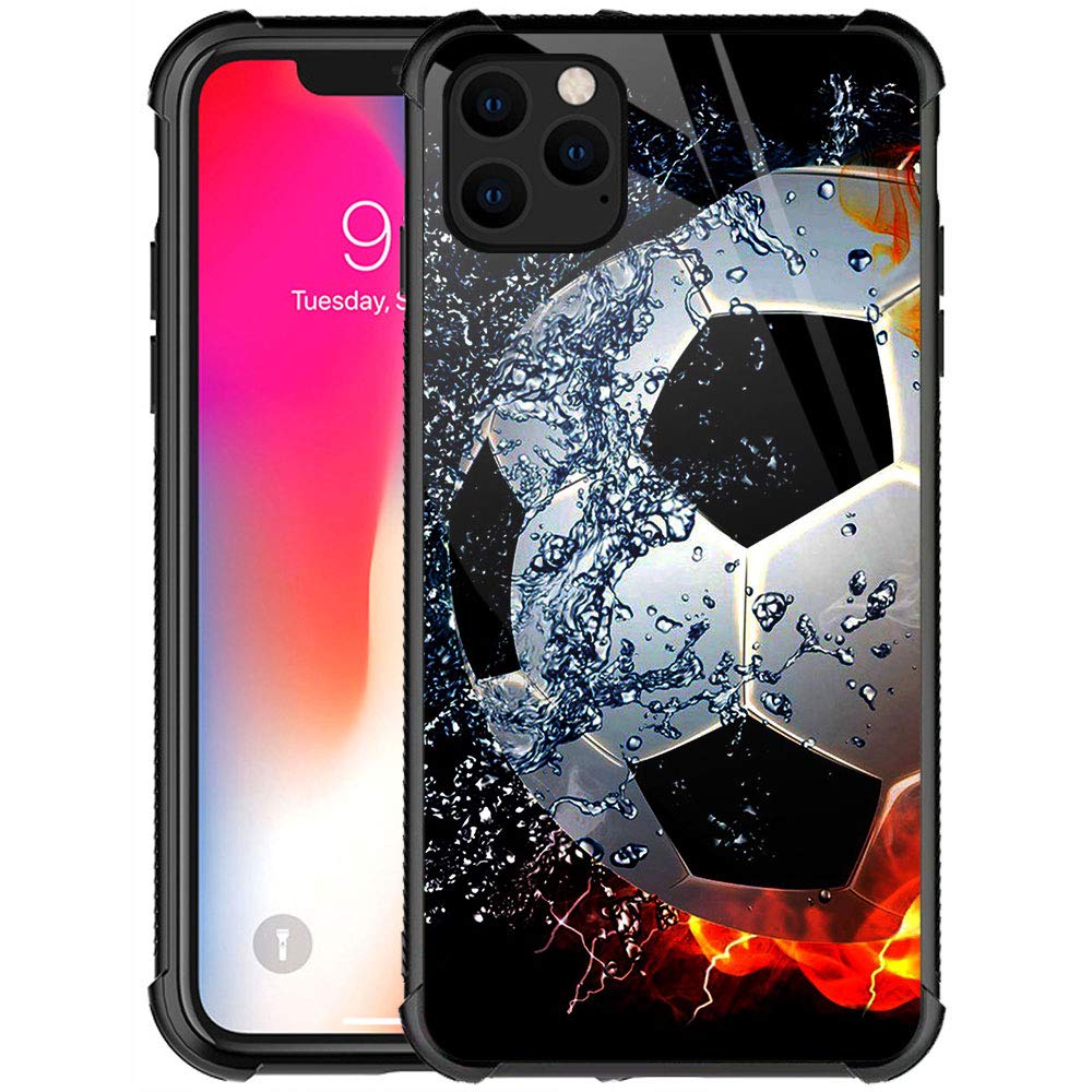 CARLOCA iPhone 11 Case - Shockproof Anti-Scratch Soccer Pattern Phone Cover for Women & Men | Perfect for Sports Fans, Daily Use & Gift Giving