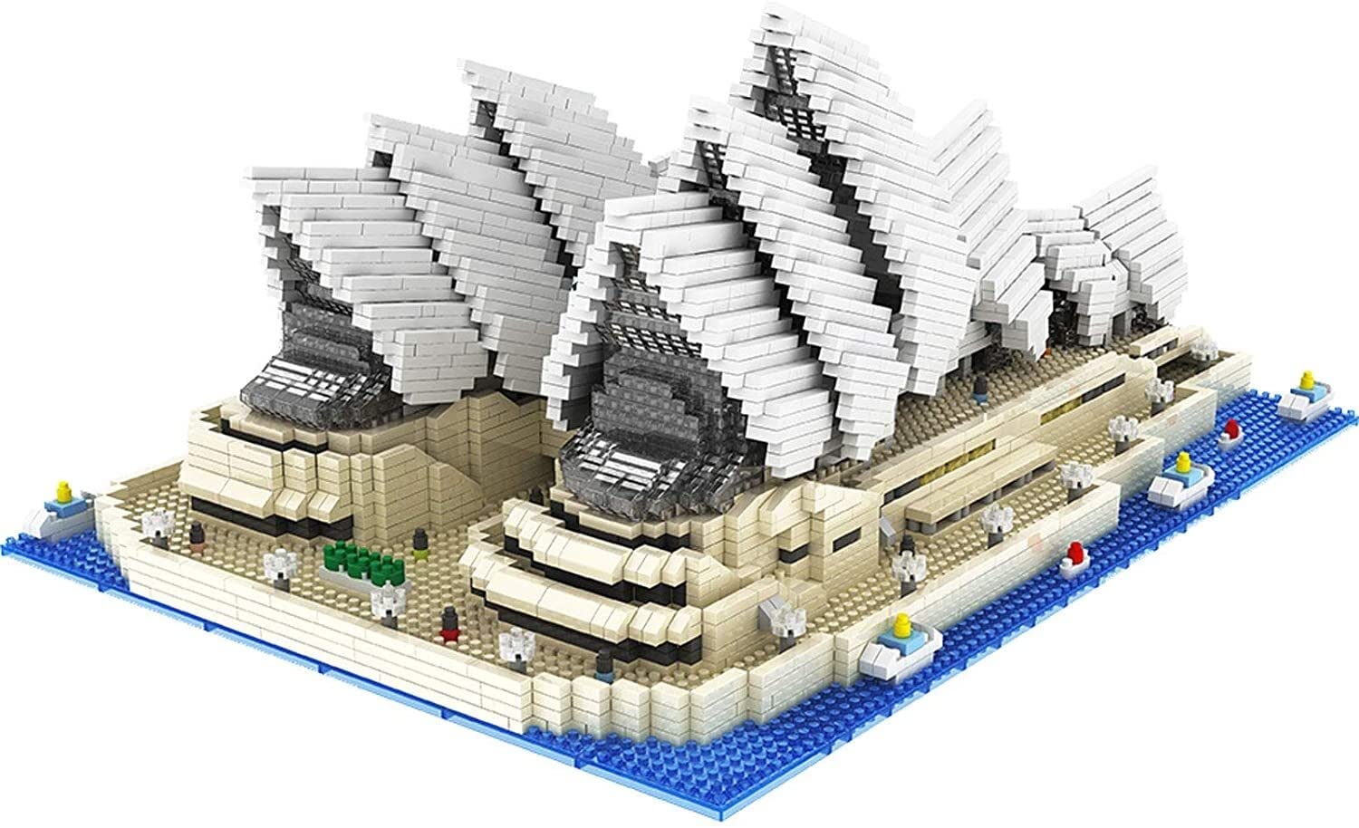 XINDONG Sydney Opera House Building Blocks Set - Miniature Diamond Construction Toy Kit for Adults & Kids - DIY Assembly Model for Home Decor, Gift & Educational Play