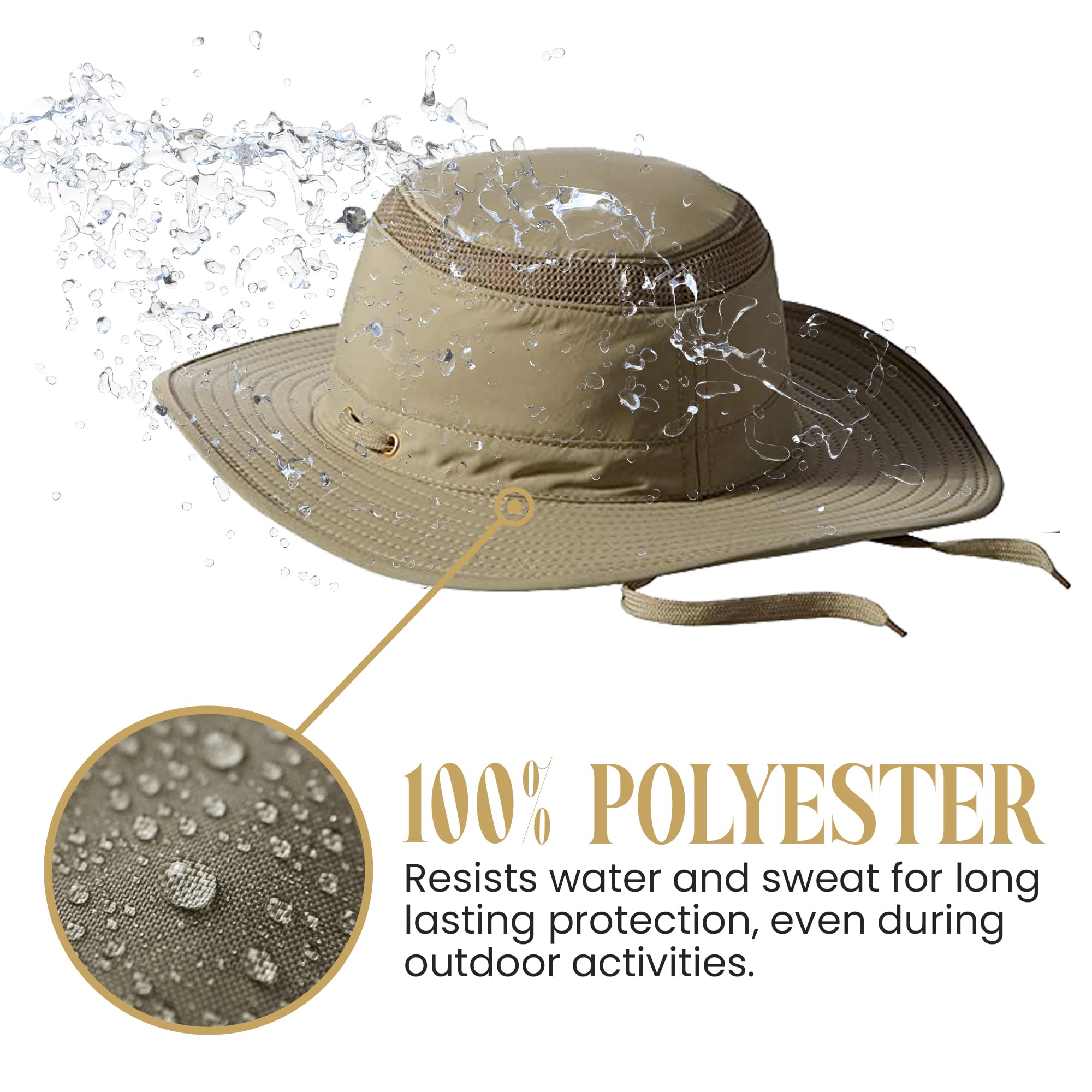 Henschel Camper Booney Hat - Water Resistant with Secret Pocket for Outdoor Adventures