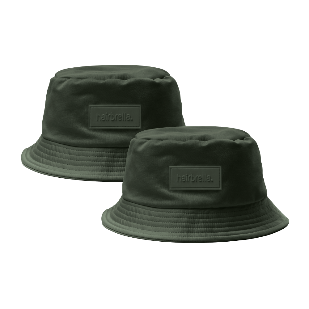 Unisex Satin-Lined Bucket Hat Bundle (2 Pack) - UV Protection & Hair Protection for Outdoor Activities, Beach, Hiking & Travel