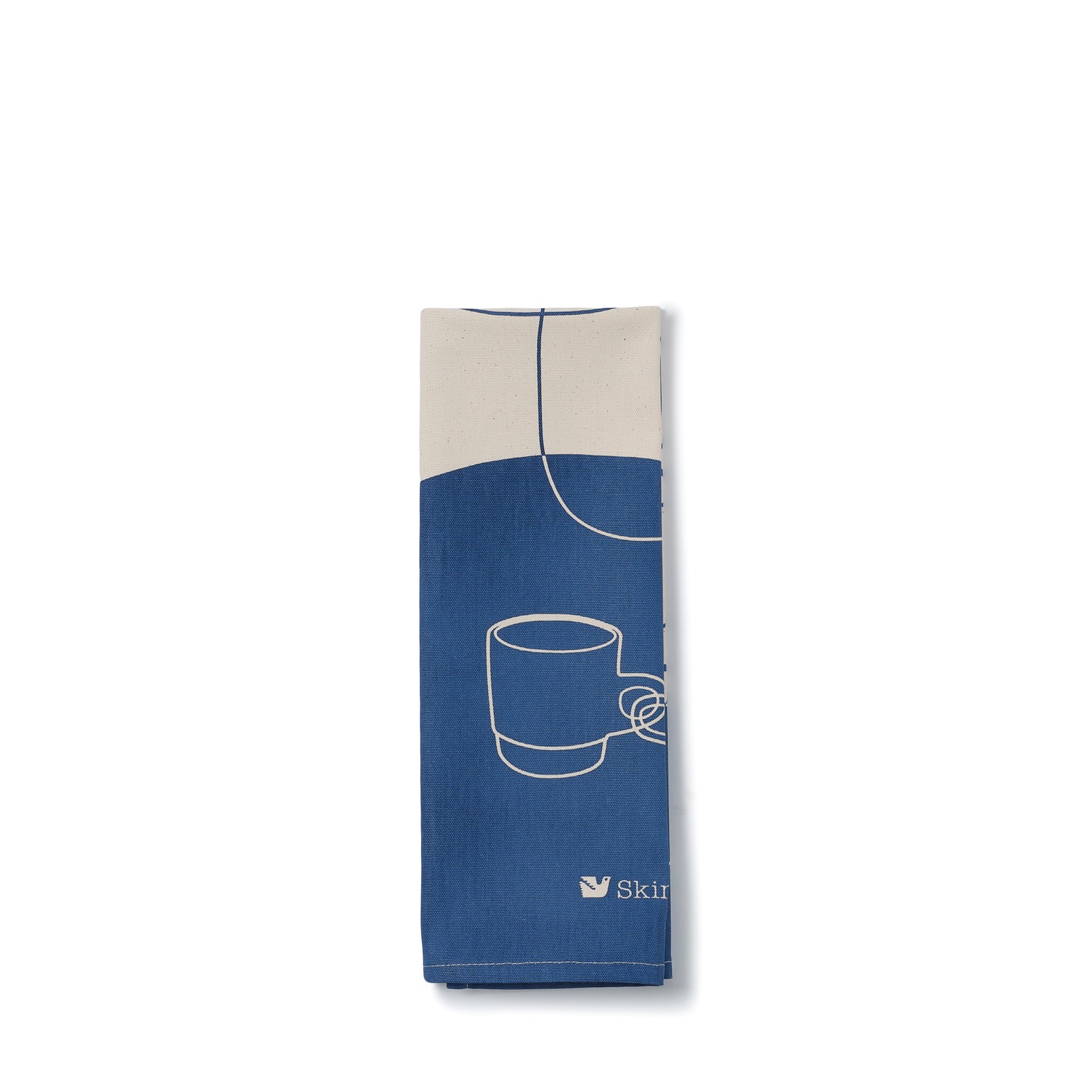 Heath Ceramics 75th Anniversary Tea Towel - Premium Cotton Dish Towel in Inky Blue for Kitchen, Dining & Gift Giving