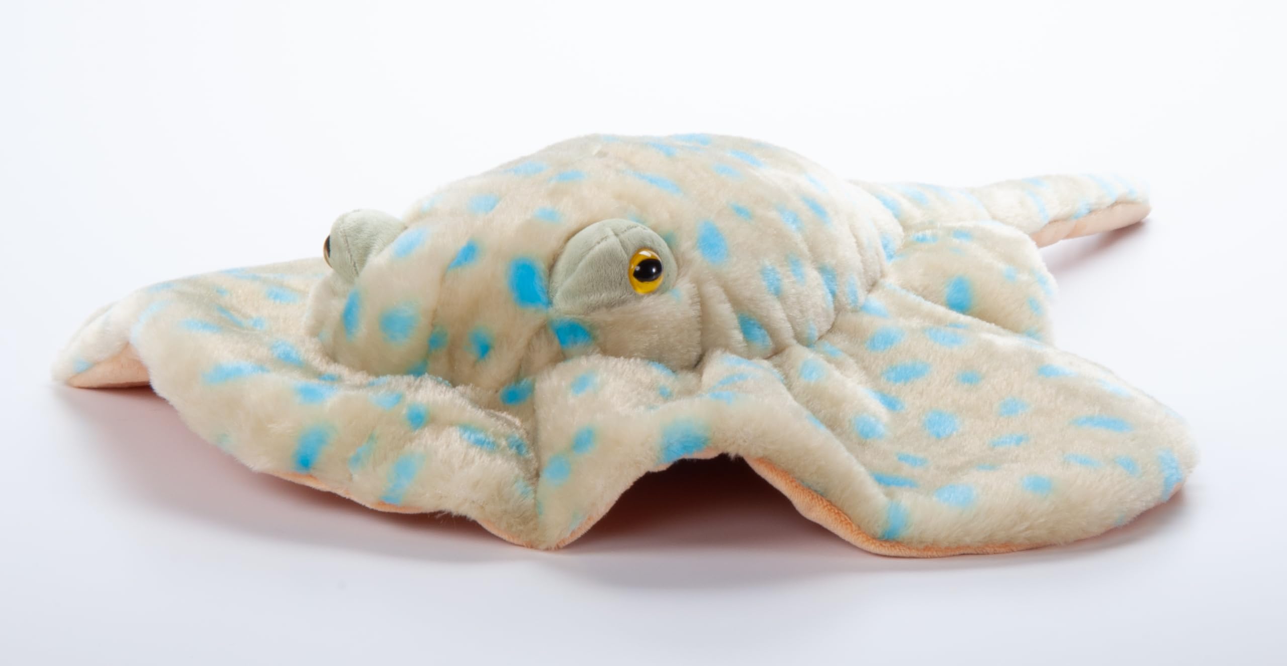 Blue Spotted Ray Stuffed Animal Plush Toy - 22 Inch Soft Stingray Plushie for Kids, Wild Onez Ocean Animal Gift, Cuddly Sea Creature for Bedroom Decor & Birthday Presents