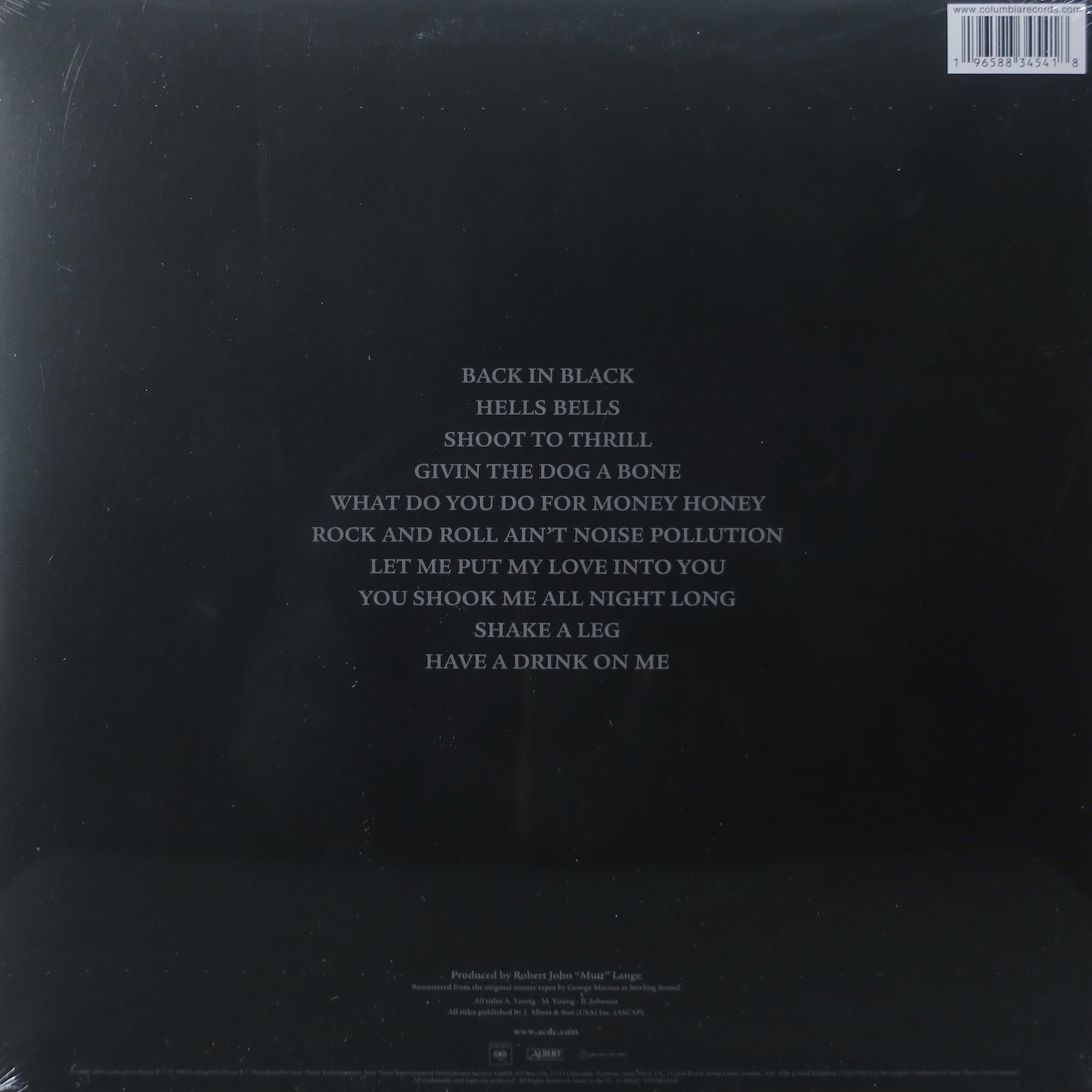 AC/DC 'Back In Black' 40th Anniversary Limited Edition Gold Vinyl LP Record - Perfect for Collectors & Music Lovers, Great Gift for Rock Fans & Vinyl Enthusiasts