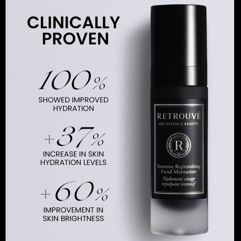 Intensive Replenishing Facial Moisturizer - Hydrating & Nourishing Cream for Dry Skin - Perfect for Daily Skincare Routine & Night Care