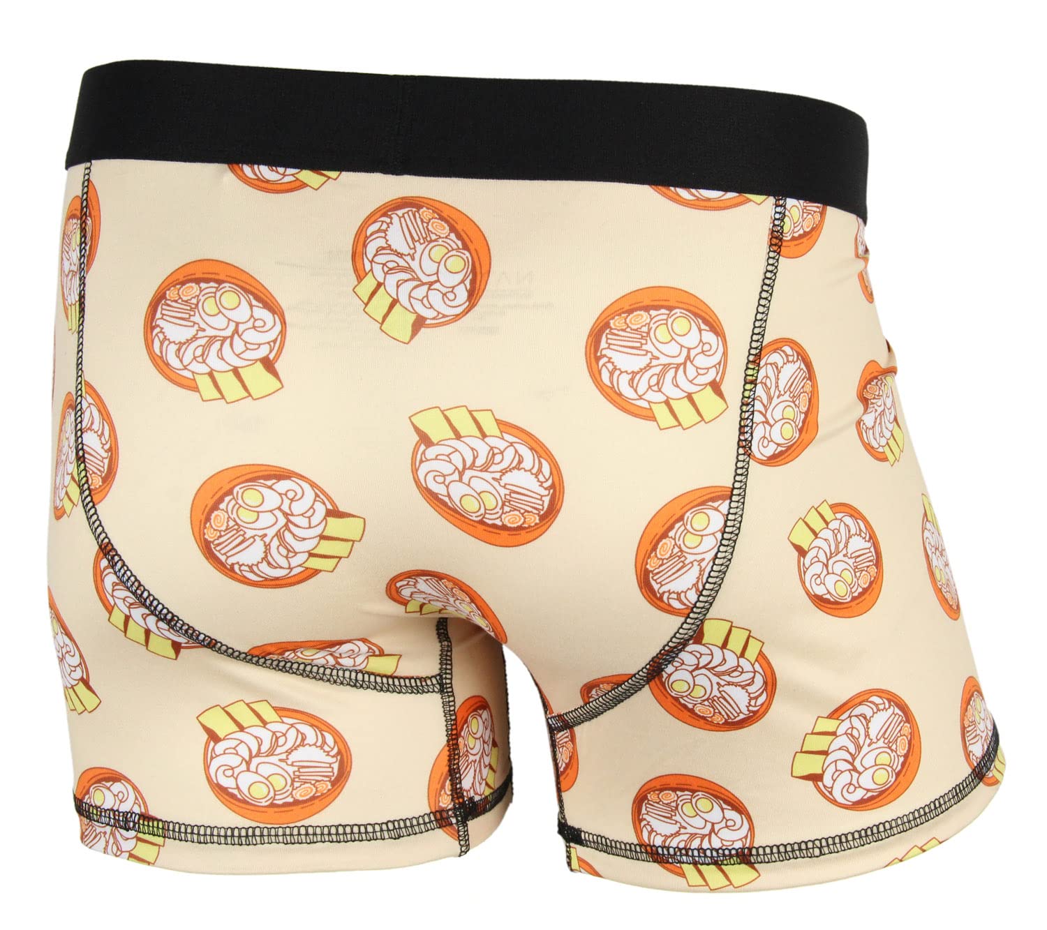 Naruto Shippuden Ichiraku Ramen Boxer Briefs for Men - Anime Themed Cotton Underwear - Perfect for Cosplay, Gifts & Anime Fans