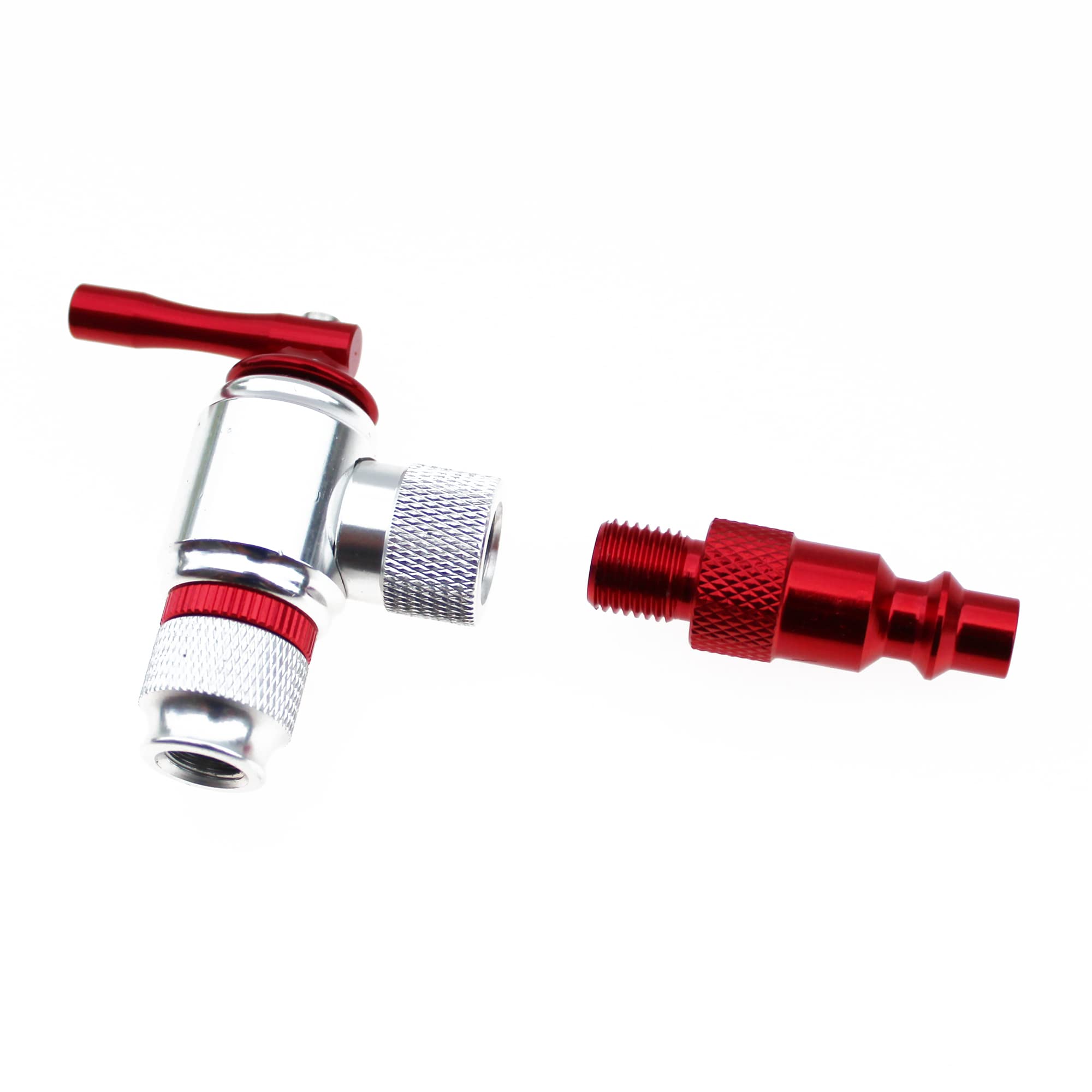 Prestacycle CO2 Air Compressor Adapter - Compatible with CO2 Inflator Heads for Bikes, Tires & Sports Equipment - Perfect for Road Bikes, MTBs & Inflatable Gear