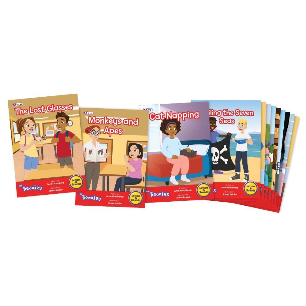 Beanstalk Books: The Beanies Hi-Lo Diversity Decodables - 12 Book Set for Phase 6 Reading | Perfect for Struggling Readers & ESL Students in Elementary Classrooms