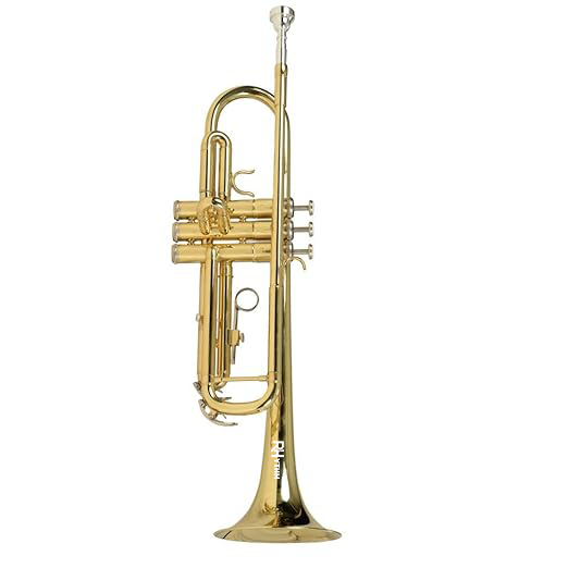 Professional Bb Trumpet in Gold Lacquer Finish - High-Quality Brass Instrument for Beginners & Students | Perfect for Jazz, Orchestral & Band Performances