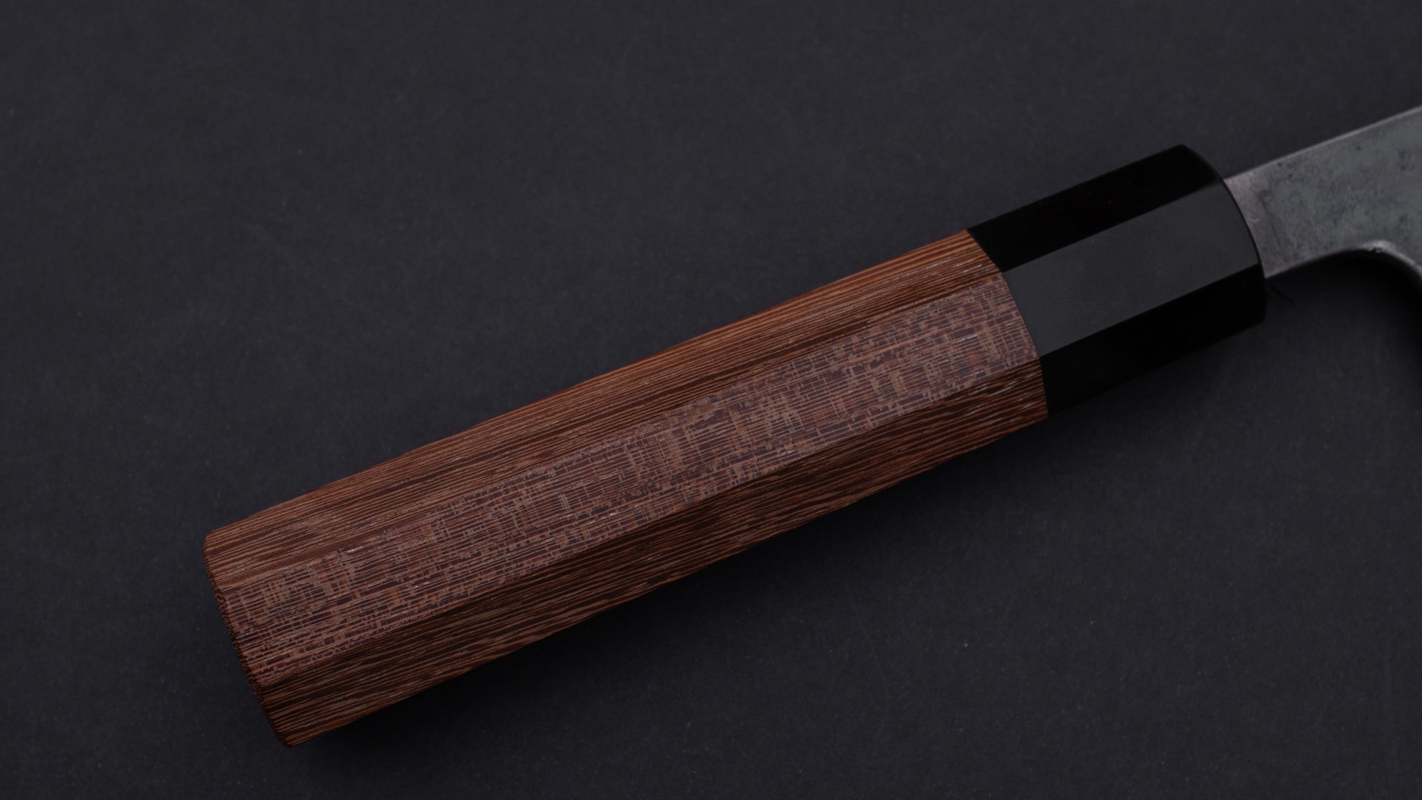 Jiro Tsuchime Wa Santoku 165mm Japanese Chef Knife with Taihei Tagayasan Handle (#037) - Perfect for Home Cooking, Sushi Preparation & Professional Kitchen Use