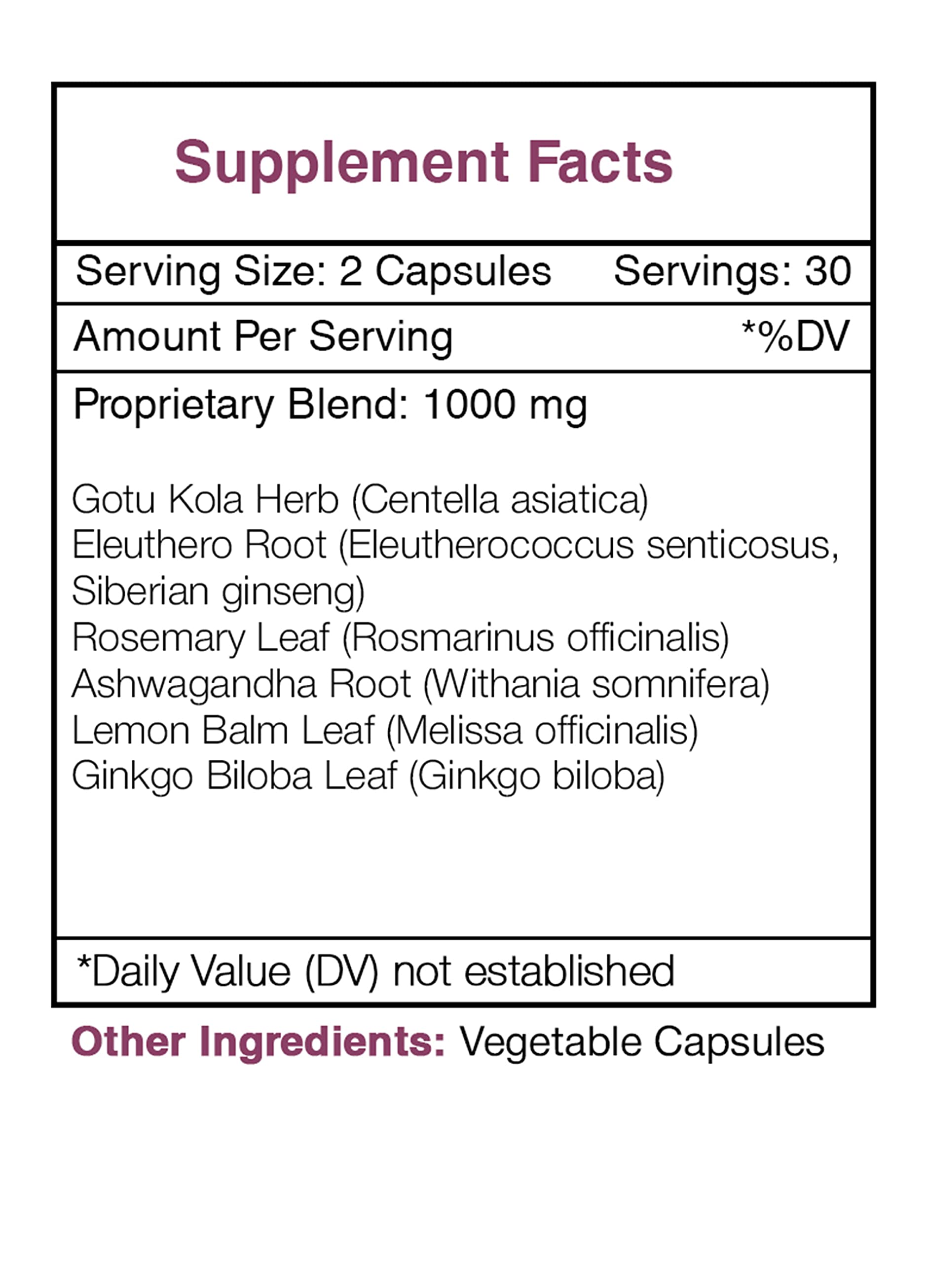 Secrets of the Tribe - Tribal Recall Memory Support Supplement | Herbal Brain Booster with Bacopa & Ginkgo | 60 Vegan Capsules | Enhance Focus & Cognitive Function for Students & Professionals