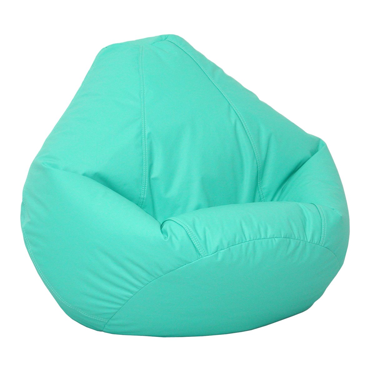 Premium Large Aqua Blue Bean Bag Chair - Ultra Soft Comfort for Adults & Teens - Perfect for Living Room, Bedroom, Game Room & Dorm Relaxation