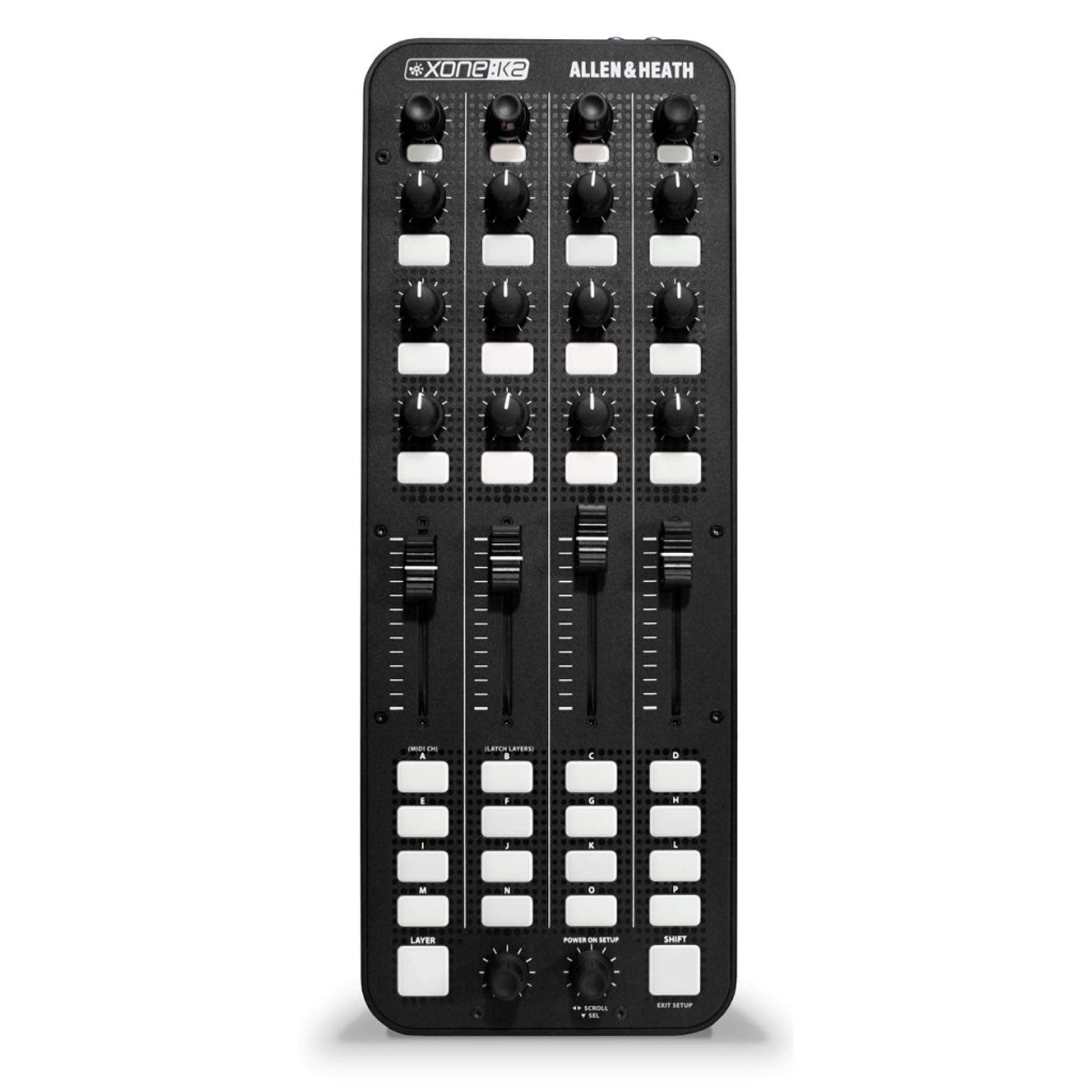 Allen & Heath Xone:K2 Professional DJ MIDI Controller Bundle with 2 RCA to 1/4