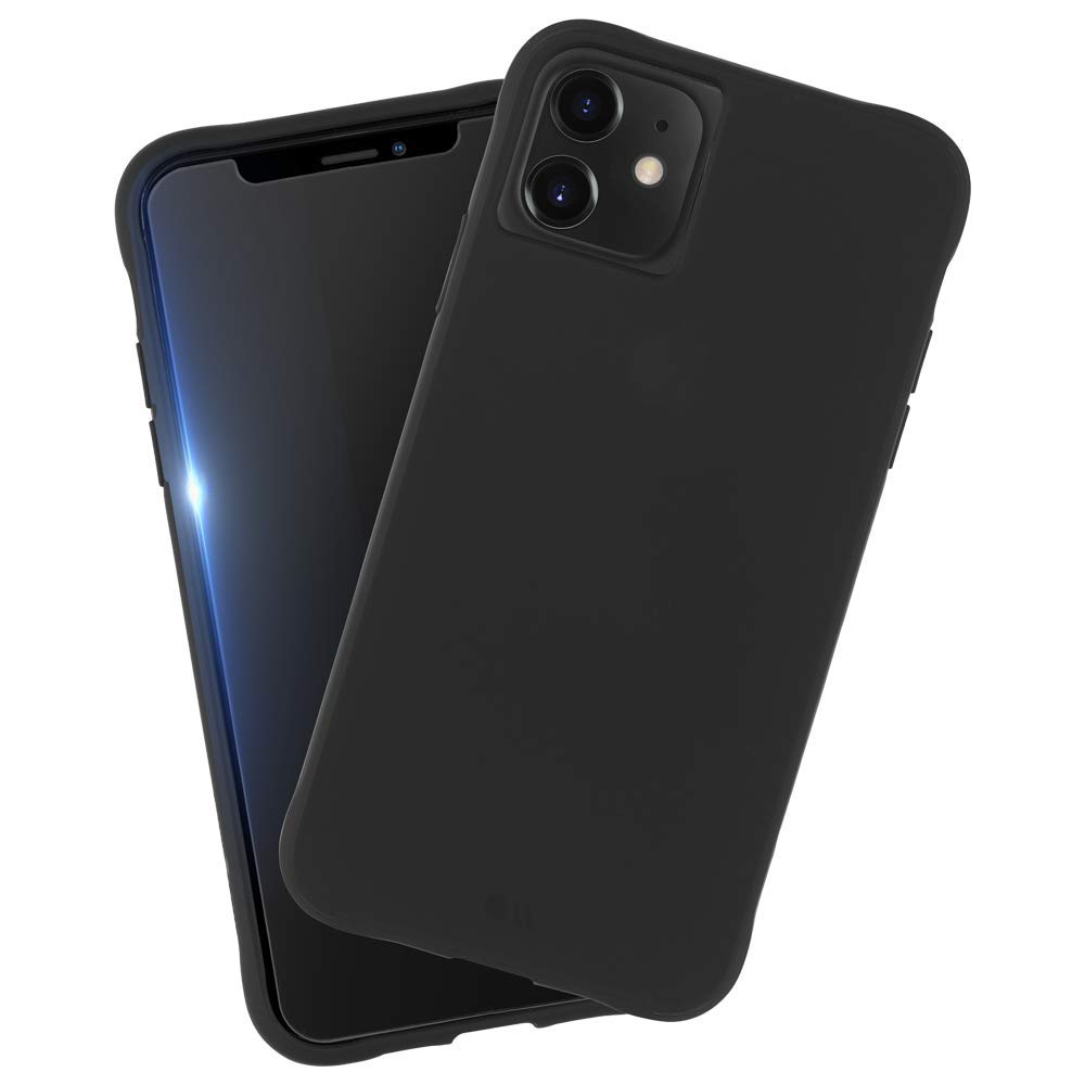 Case-Mate Tough Clear iPhone 11 Case with Tempered Glass Screen Protector | 6.1 Inch Smoke Protective Cover | Shockproof Slim Fit for Daily Use, Work & Outdoor Activities