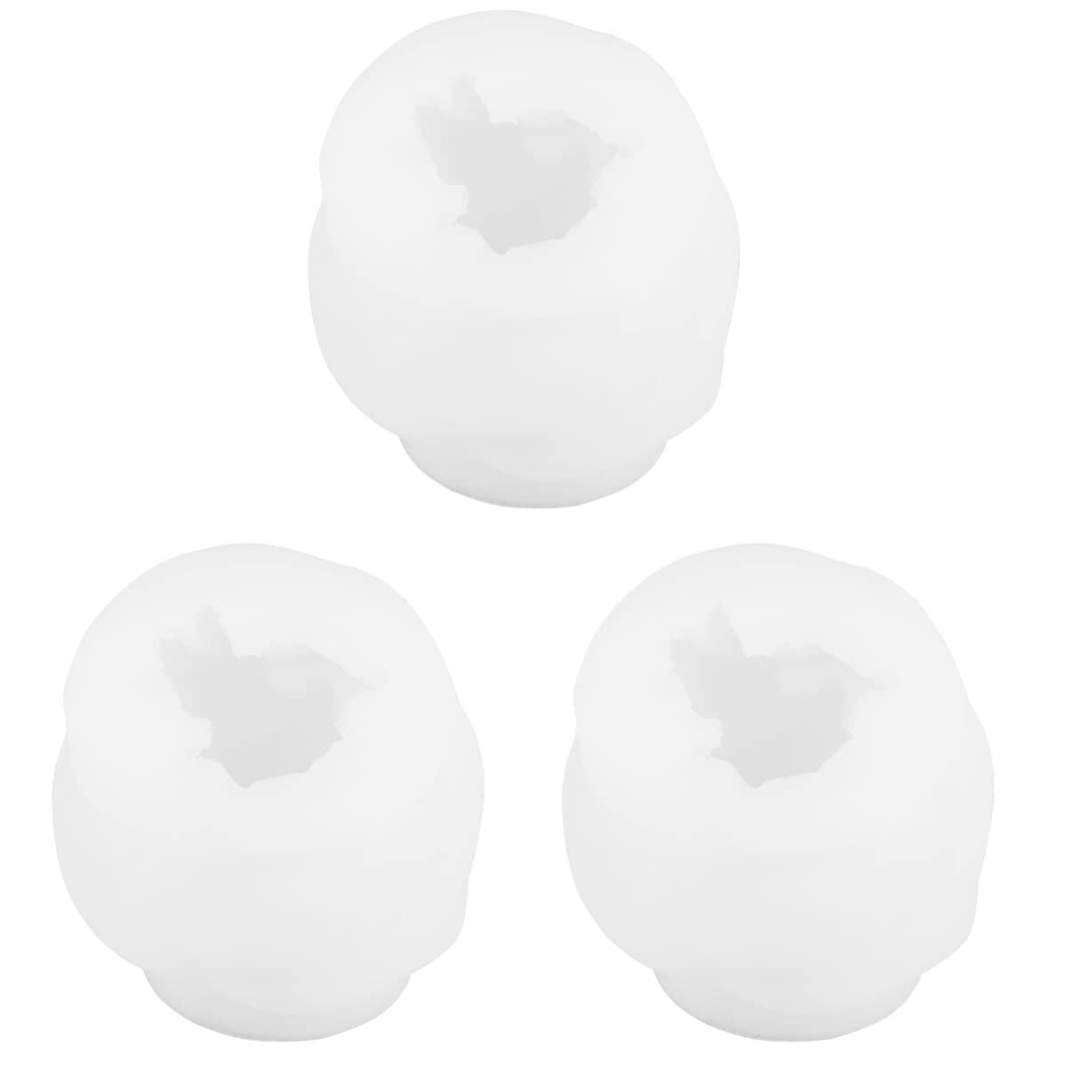 COHEALI 3-Piece Silicone Resin Molds for DIY Yarn Scented Candles - 3D Candle Making Molds for Handmade Crafts, Home Decor & Gifts