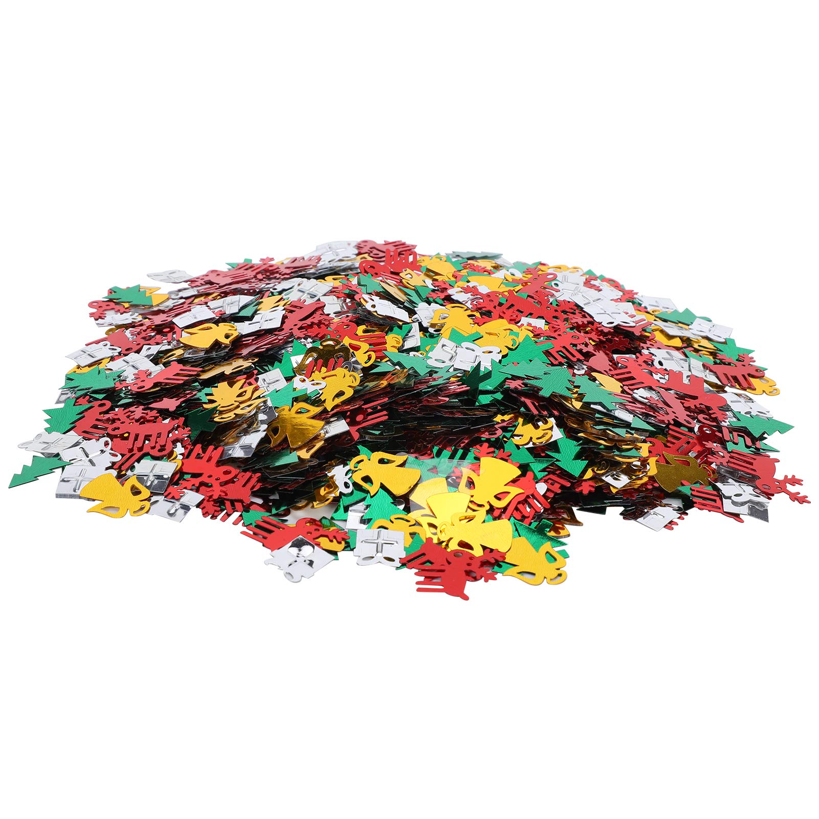 Premium PVC Christmas Ornaments - Elegant Handcrafted Edges Holiday Confetti for Party Decorations, Gift Wrapping & Invitations | Perfect for Xmas Tree Decor, Holiday Parties & Festive Gift Bags