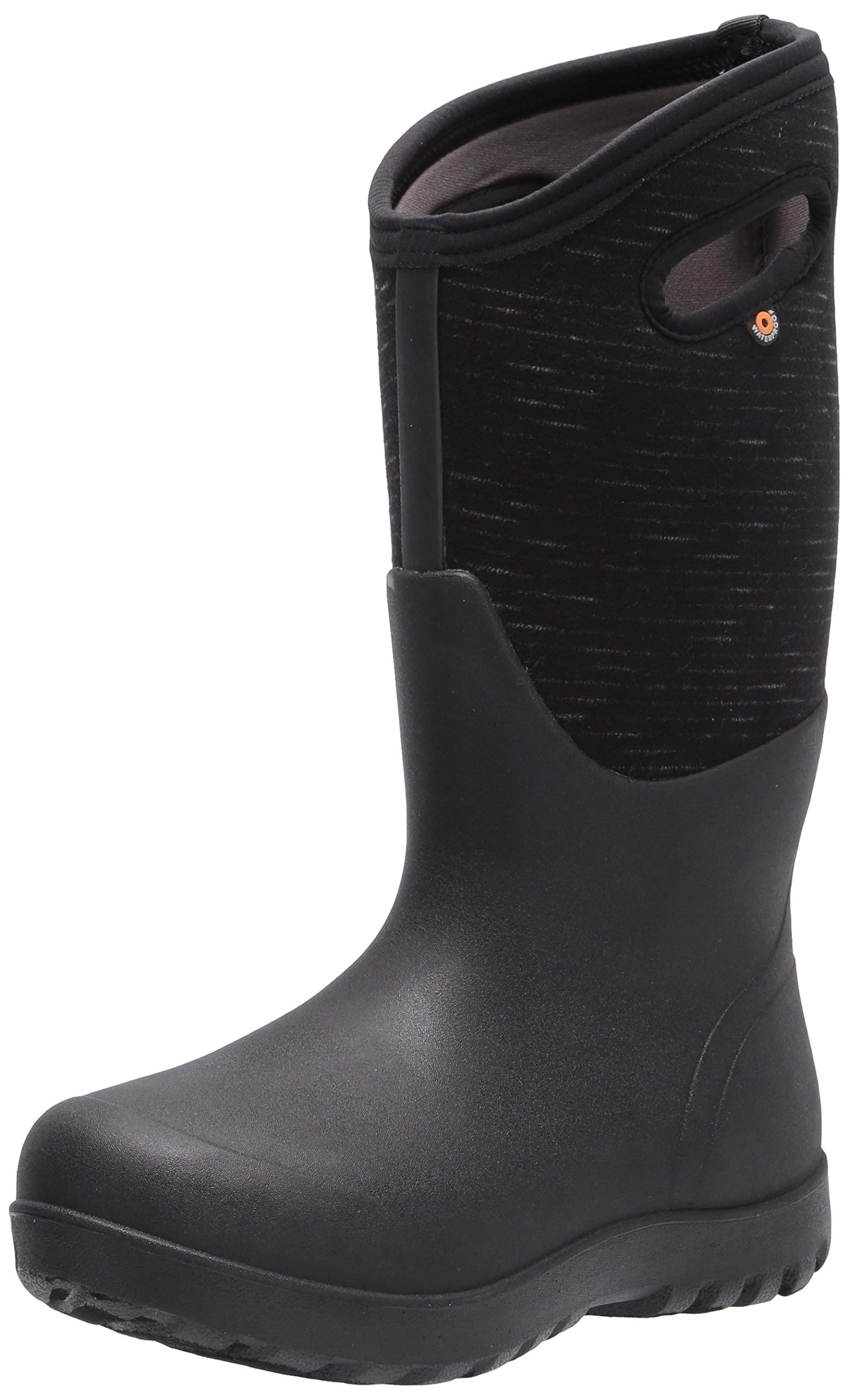 BOGS Women's Neo-Classic Tall Waterproof Rain Boots - Warm Insulated Winter & Rainy Weather Boots for Outdoor, Gardening, and Farm Use