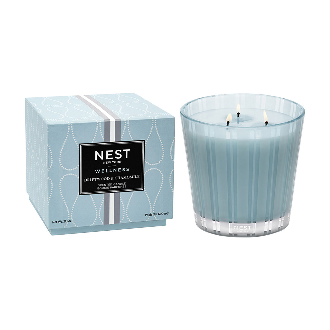 Natural Driftwood & Chamomile Scented Soy Candle - Handmade Aromatherapy for Relaxation, Stress Relief & Home Decor | Perfect for Bedroom, Bathroom & Meditation Spaces