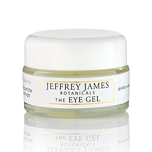 Jeffrey James Botanicals Eye Gel for Puffy Eyes & Dark Circles – Hydrating Hyaluronic Acid, Cooling Cucumber & Amino Acids – 1 oz | Reduce Swelling, Brighten Under Eyes | Perfect for Morning Routine & Travel Skincare