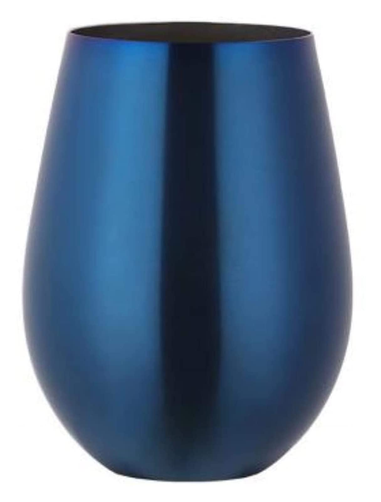 Blue Wine Glass Set - Elegant Champagne, Coffee, Whiskey & Beverage Drinking Glasses for Gifts, Parties & Home Bar Use