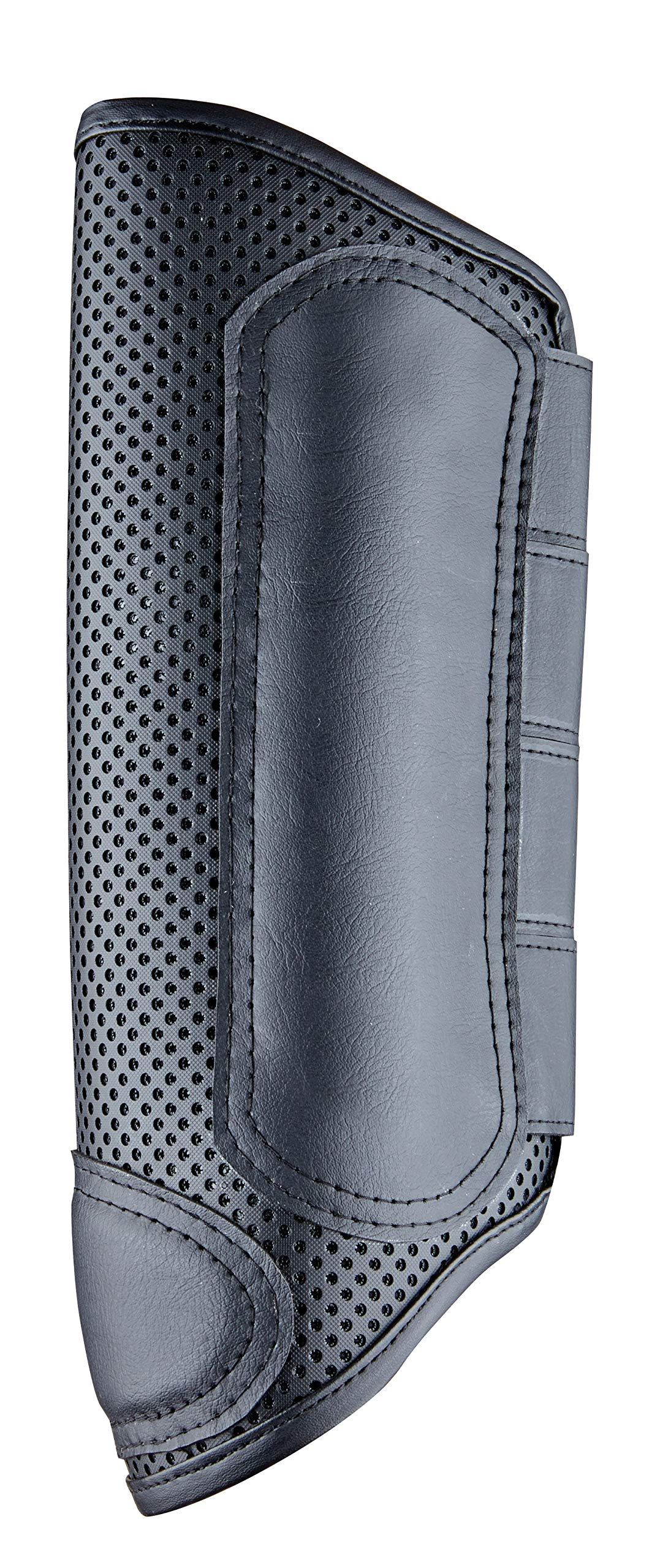 WeatherBeeta Cross Country Horse Boots Hind Leg Protection - Black, Full Size - Ideal for Equestrian Riding, Jumping & Training