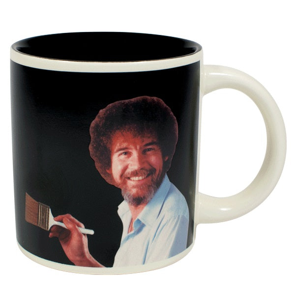 Bob Ross Heat Changing Coffee Mug - Color Changing Ceramic Mug with Famous Painting - Perfect Gift for Artists & Coffee Lovers (Office, Home, Gifts)